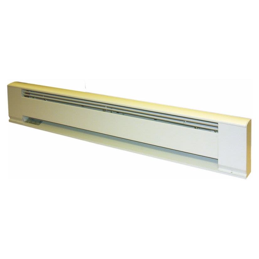 TPI E391048 3900 1-Phase Standard Hydronic Electric Baseboard Heater, 3413 Btu/hr, 120 VAC, 1000 W, Wall Mount